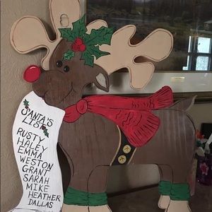 Rudolf with Santa’s list
